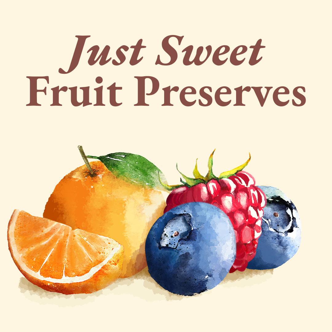 Just Sweet Fruit Preserves  - Small Batch - Hand Made - Gourmet - No preservatives - Gluten Free - No Excessive Sugar