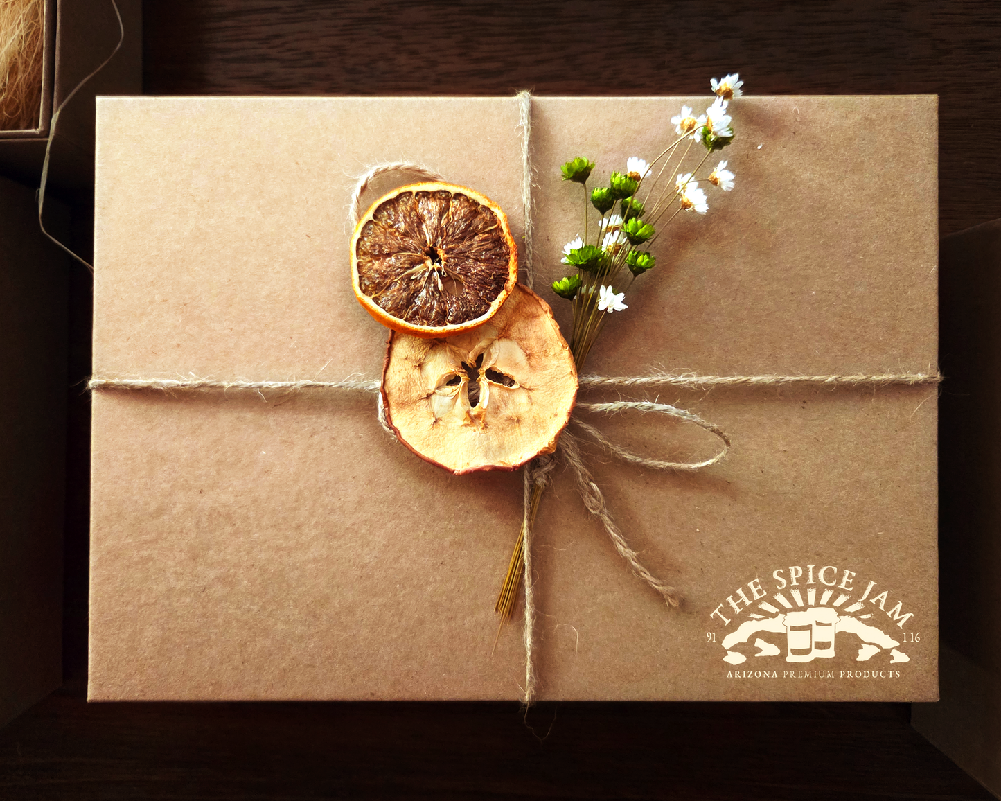 Gourmet Jam & Organic Tea Gift Box | Handmade Artisan Gift Set with Ceramic Spoon – Perfect for Friends & Family