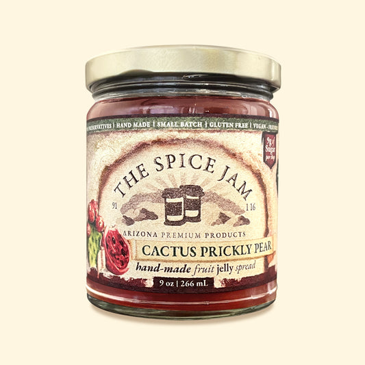 Cactus Prickly Pear Fruit Jelly - 9 oz - Small Batch - Hand Made - Gourmet - All Natural - Gluten Free