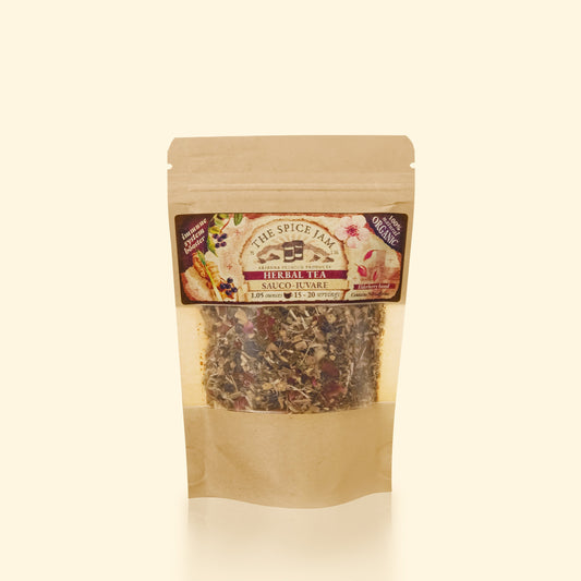Sauco-Iuvare - Loose-leaf Herbal Tea - All Natural and Organic - 1.05 Ounces - 15 to 20 servings - No Caffeine - Promotes Health